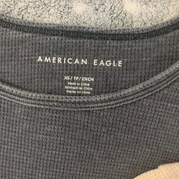 Bundle of 2 lettuce edge american eagle baby tees - Picture 2 of 2